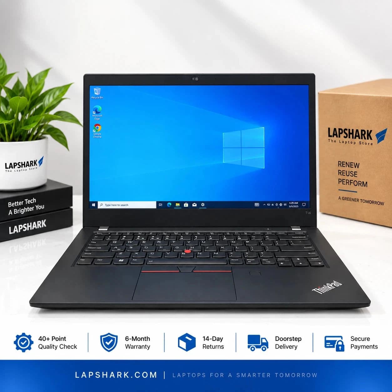 Lenovo Thinkpad T14 Refurbished Laptop – Intel Core i5 11th Gen, 14" Display, Windows 10
